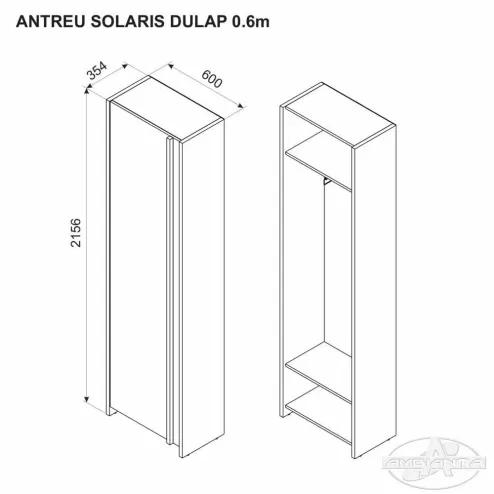 Solaris dulap 0.6 m 