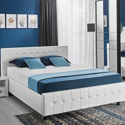 Dormitor Rio 140 cm Alb