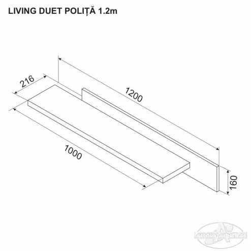 Duet Polita 1.2m