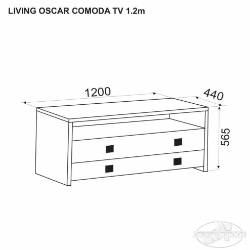 OSCAR ТВ комод 1,2 м
