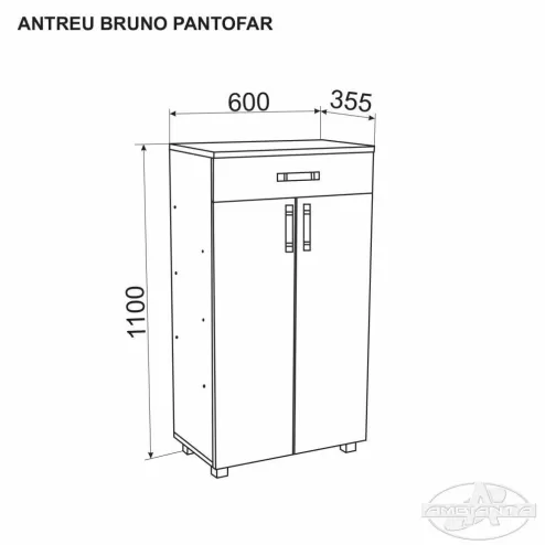 Bruno pantofar 0.6 m