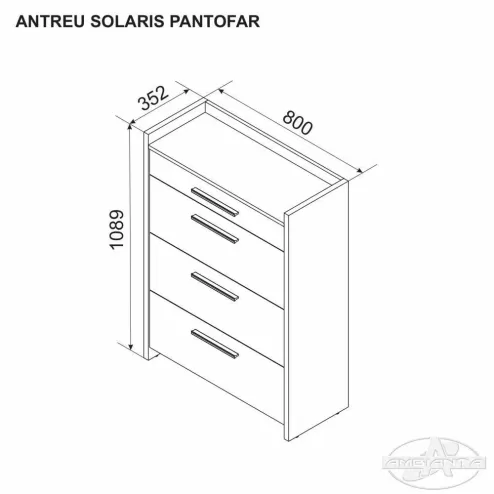 Solaris pantofar 0.8 m