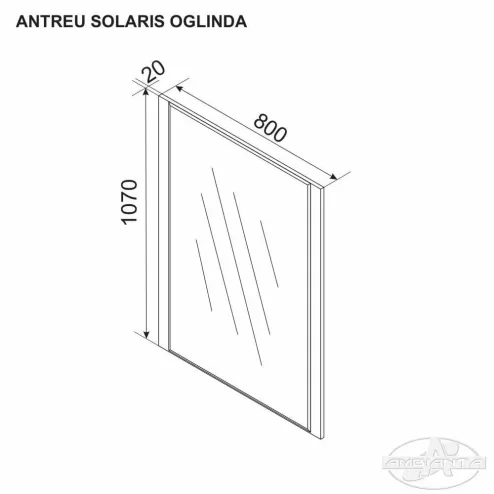 Solaris oglinda 0.8 m