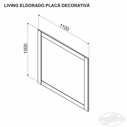 Eldorado Placa decorativa