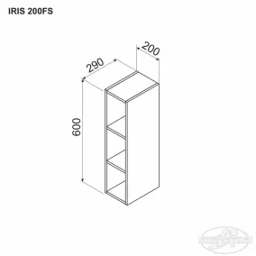 Верхний модуль IRIS 200 FS (полицы)