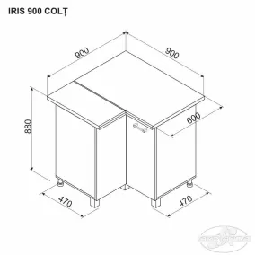 Нижний модуль IRIS 900 УГОЛЬНЫЙ