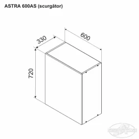 Modul superior ASTRA 600 AS (scurgator)
