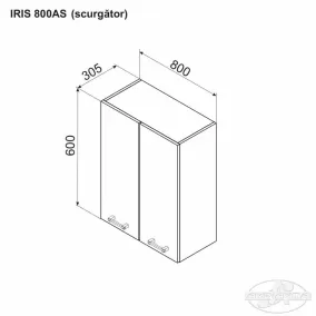 Modul superior IRIS 800 AS (scurgator)