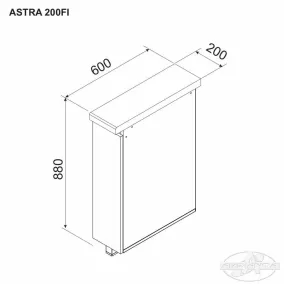 Modul inferior ASTRA 200 FI (cargo)