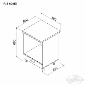 Modul inferior IRIS 600 EI (cuptor)