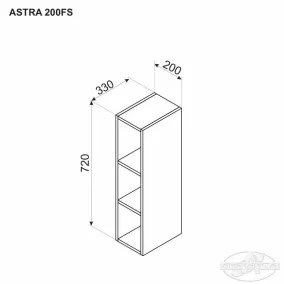 Modul superior ASTRA 200 FS (polite)