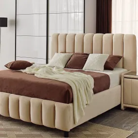 Кровать FANCY 180 см бежевая