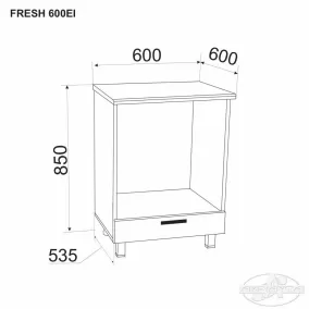 Modul inferior FRESH 600 EI (cuptor)
