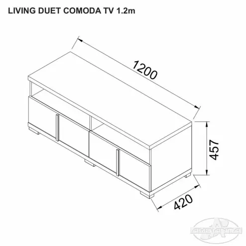 Duet Comoda TV 1.2m