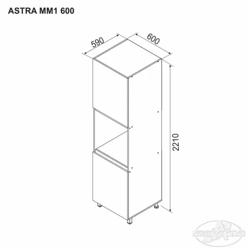 Высокий модуль ASTRA MM1 (духовка)