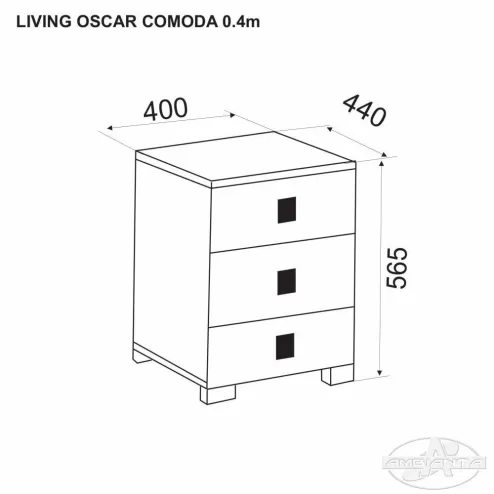 OSCAR ТВ комод 0,4 м