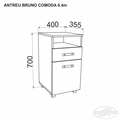 Bruno comoda 0.4 m