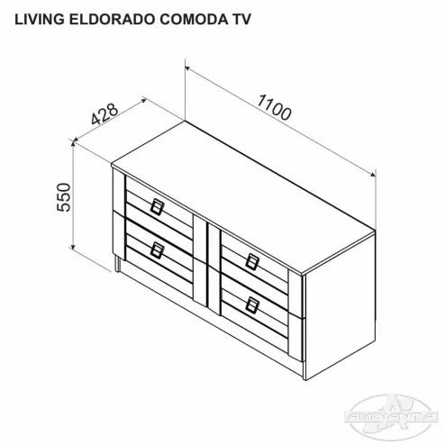 Eldorado Comoda TV 1.1m